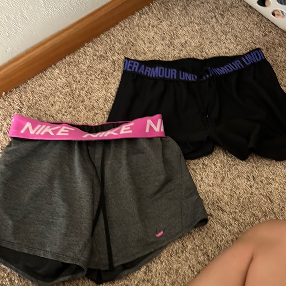 Nike+under armour short bundle